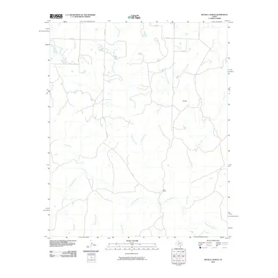 2010 Map of Buckle L Ranch, 2010 Print