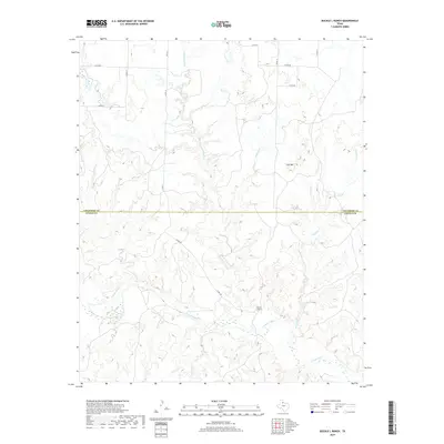 2019 Map of Buckle L Ranch, 2019 Print
