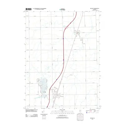 2012 Map of Buckley, 2012 Print