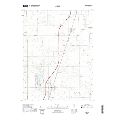 2018 Map of Buckley, 2018 Print