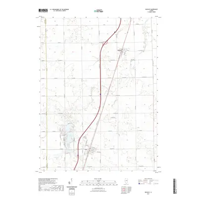2021 Map of Buckley, 2021 Print