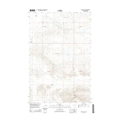 2014 Map of Buckley Lake, 2014 Print