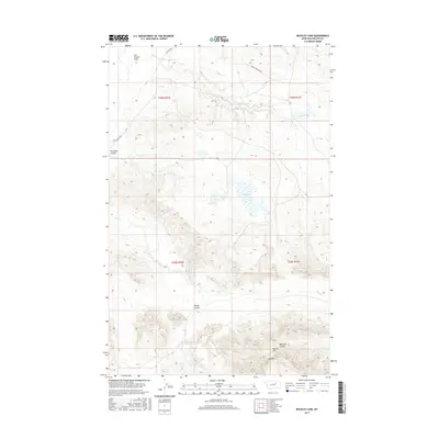 2017 Map of Buckley Lake, 2017 Print