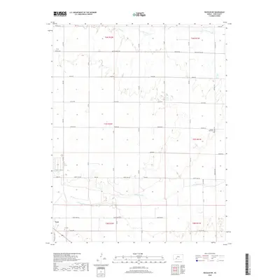 2018 Map of Bucklin NW, 2018 Print