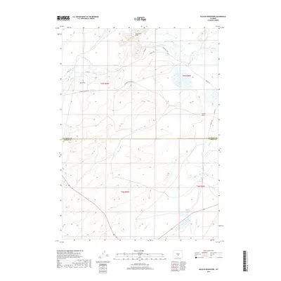 2017 Map of Bucklin Reservoirs, 2017 Print