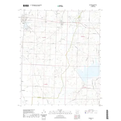 2020 Map of Buckner, 2020 Print