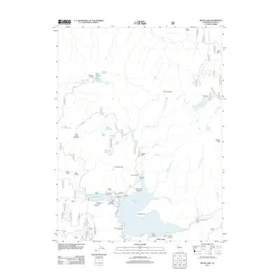 2012 Map of Bucks Lake, 2012 Print