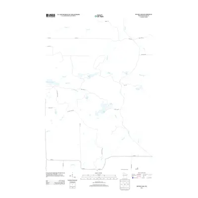 2013 Map of Bucks Lake, 2013 Print
