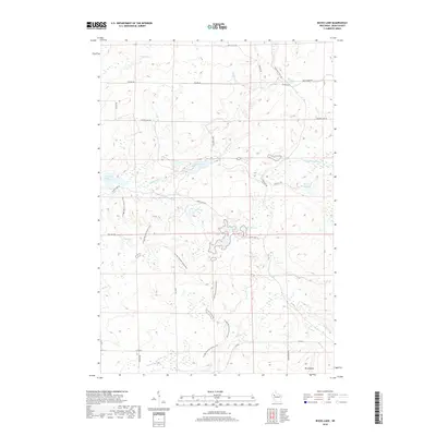 2018 Map of Bucks Lake, 2018 Print