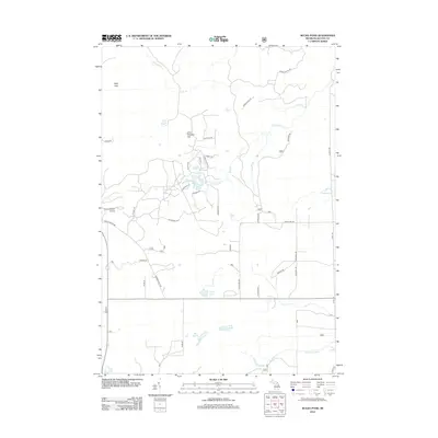 2012 Map of Bucks Pond, 2012 Print