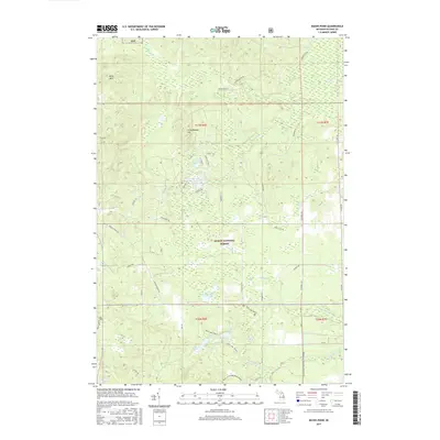 2017 Map of Bucks Pond, 2017 Print