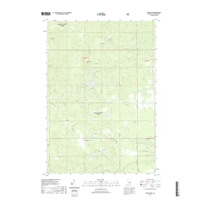 2019 Map of Bucks Pond, 2019 Print