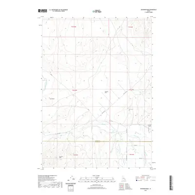 2020 Map of Buckskin Basin, 2020 Print