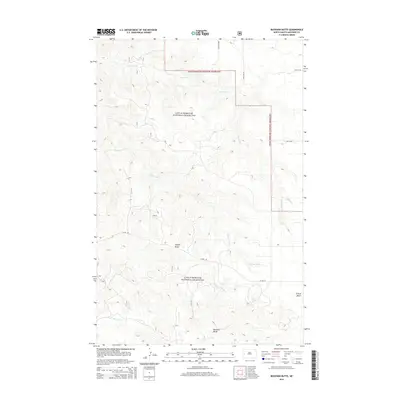 2014 Map of Buckskin Butte, 2014 Print