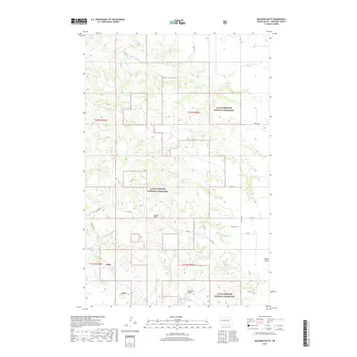 2017 Map of Buckskin Butte, 2017 Print