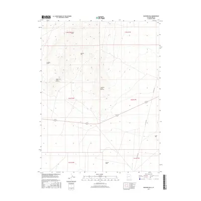 2017 Map of Buckskin Hills, 2017 Print