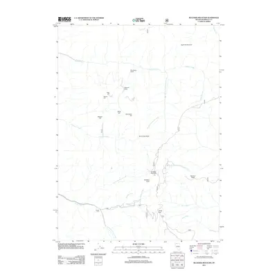 2011 Map of Buckskin Mountain, 2011 Print