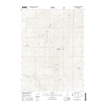 2015 Map of Buckskin Mountain, 2015 Print
