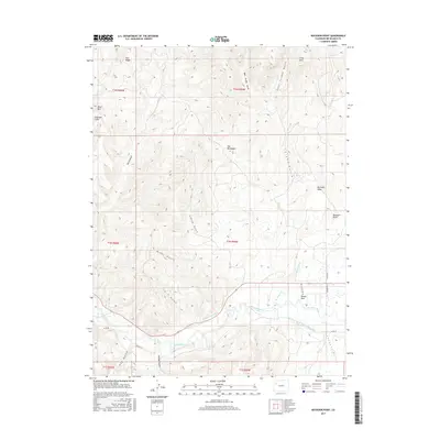 2017 Map of Buckskin Point, 2017 Print