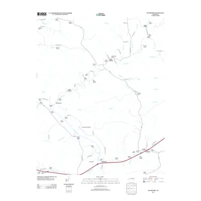 2013 Map of Bucksnort, 2013 Print