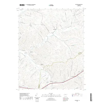 2019 Map of Bucksnort, 2019 Print