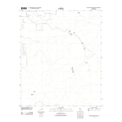 2012 Map of Bucksnort Mountain, 2012 Print