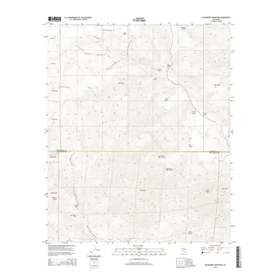 2015 Map of Bucksnort Mountain, 2015 Print