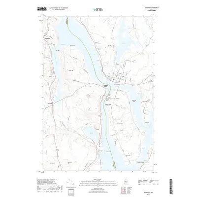 2018 Map of Bucksport, 2018 Print