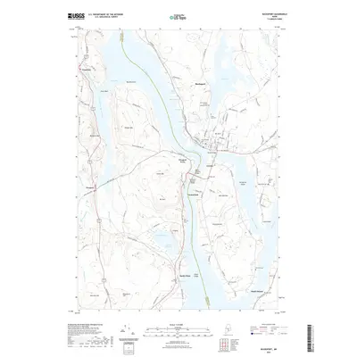 2021 Map of Bucksport, 2021 Print