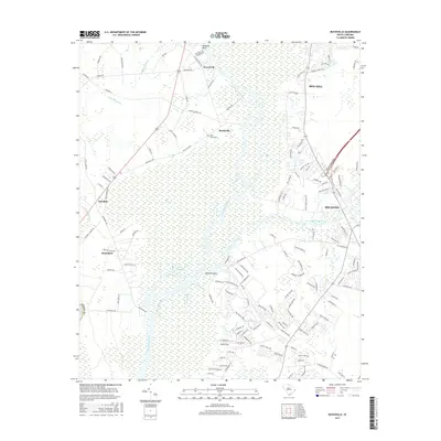 2017 Map of Bucksville, 2017 Print