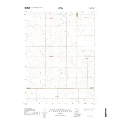 2017 Map of Bucktail Lake, 2017 Print