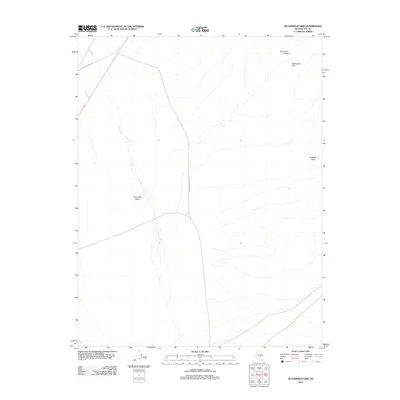 2012 Map of Buckwheat Rim, 2012 Print