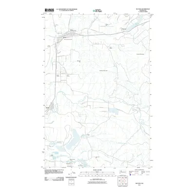2011 Map of Bucoda, 2011 Print