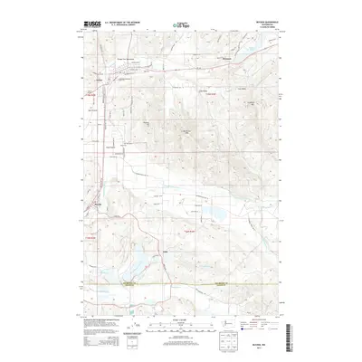 2013 Map of Bucoda, 2013 Print