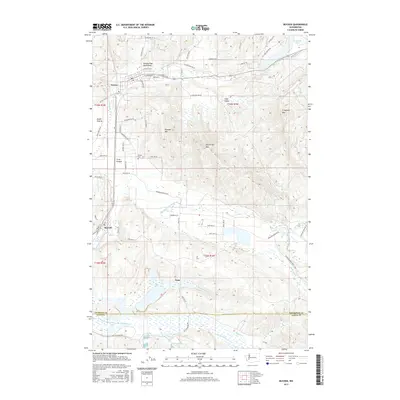 2017 Map of Bucoda, 2017 Print
