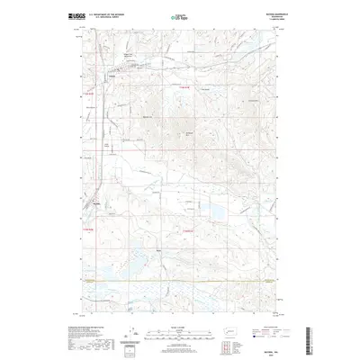 2020 Map of Bucoda, 2020 Print