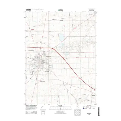 2013 Map of Bucyrus, 2013 Print