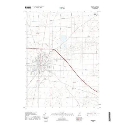 2019 Map of Bucyrus, 2019 Print