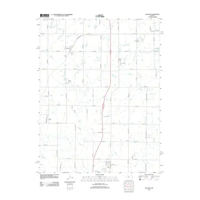 2012 Map of Bucyrus, 2012 Print