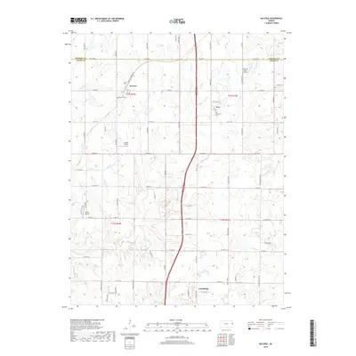 2018 Map of Bucyrus, 2018 Print