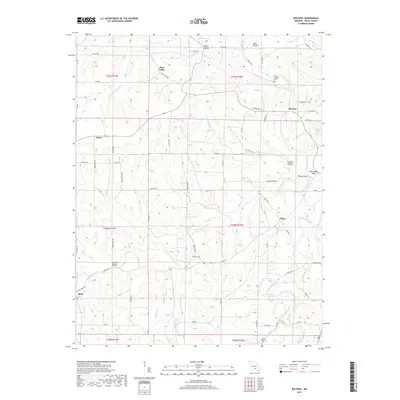 2017 Map of Bucyrus, 2017 Print