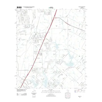 2013 Map of Buda, 2013 Print