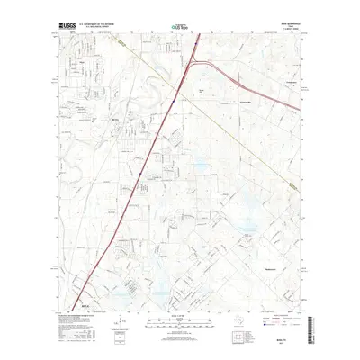 2016 Map of Buda, 2016 Print