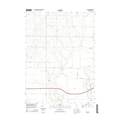 2015 Map of Buda NE, 2015 Print
