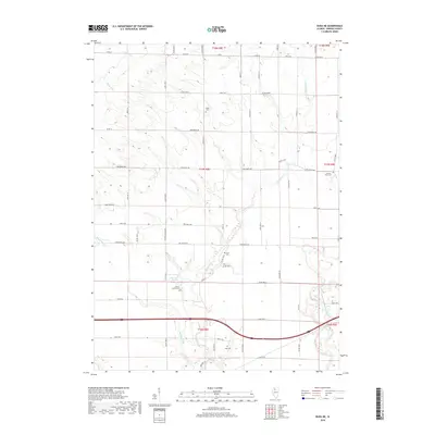 2018 Map of Buda NE, 2018 Print