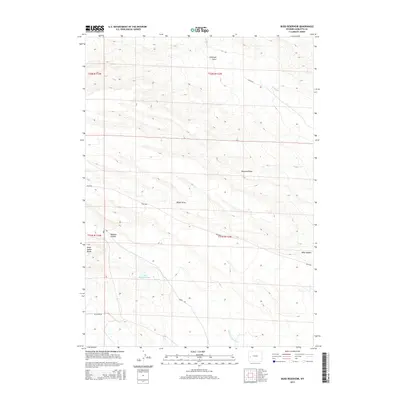 2015 Map of Budd Reservoir, 2015 Print