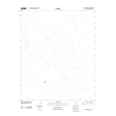 2012 Map of Budweiser Wash, 2012 Print