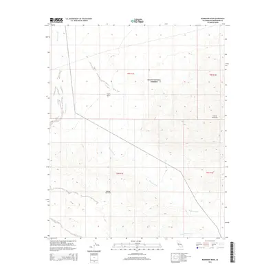 2015 Map of Budweiser Wash, 2015 Print
