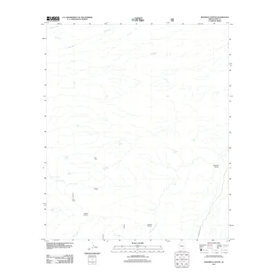 2011 Map of Buehman Canyon, 2011 Print