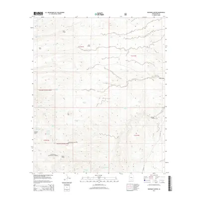 2014 Map of Buehman Canyon, 2014 Print